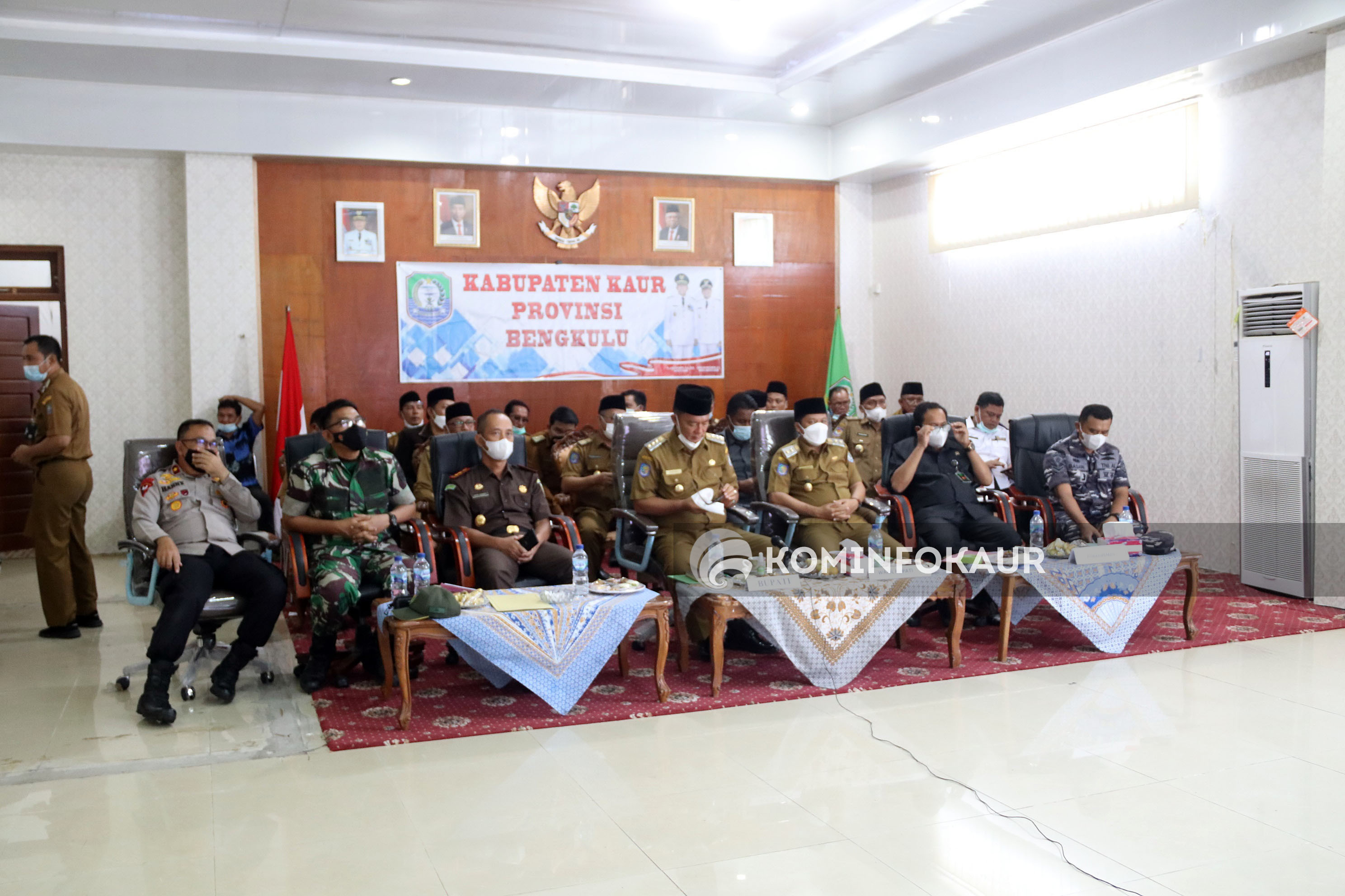 Rapat Virtual Penanganan Covid 19 Se Provinsi Bengkulu