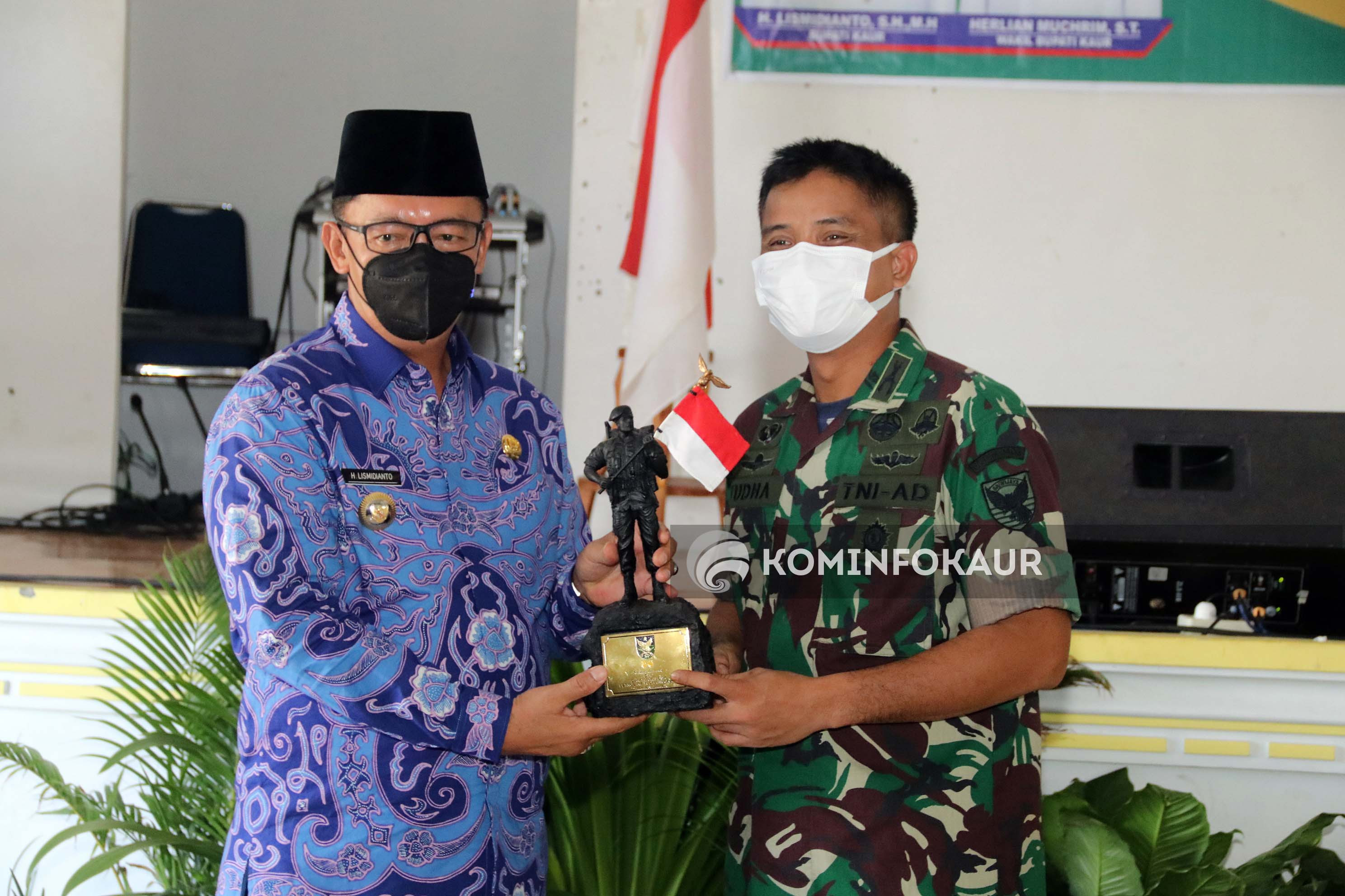 Pisah Sambut Dandim 0408/BS-Kaur, Bupati Harap Sinergitas Semakin Ditingkatkan