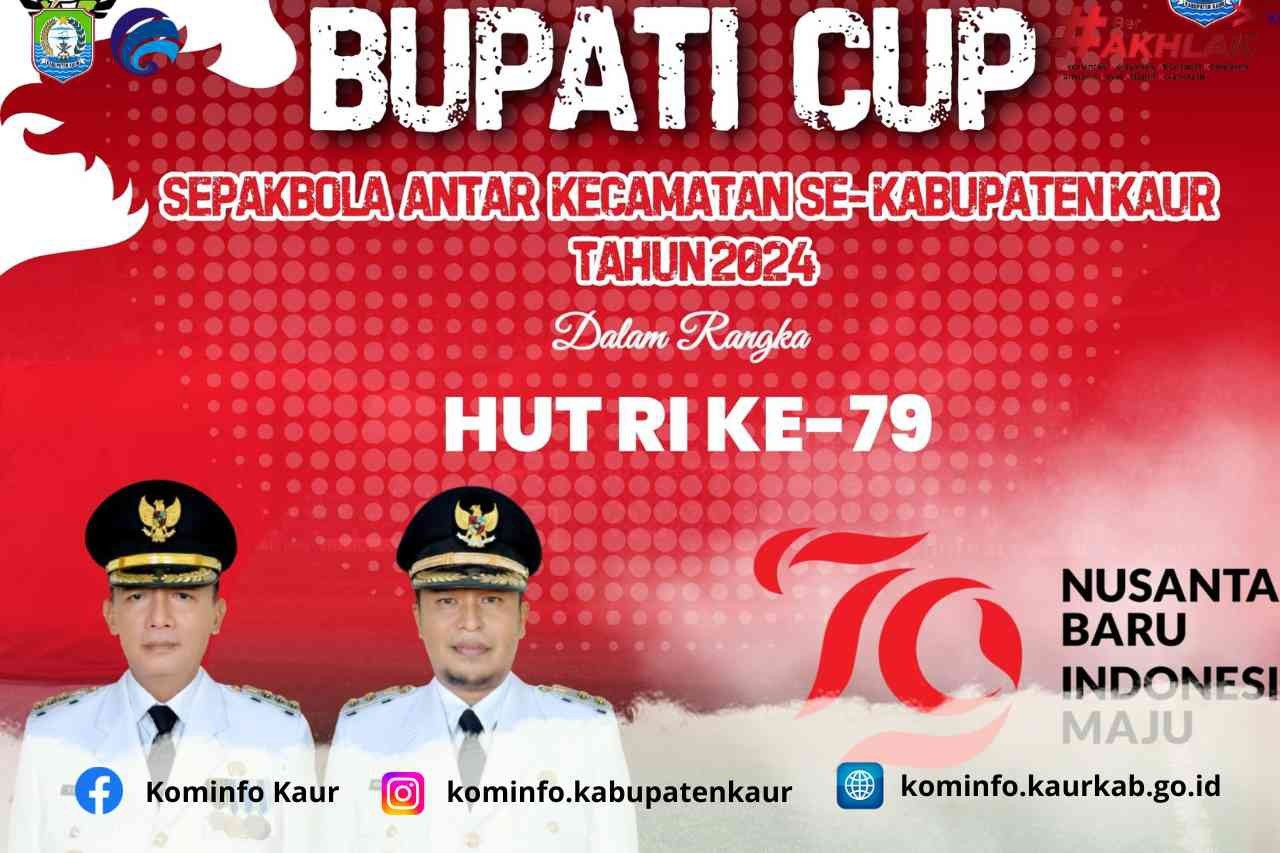 Turnamen Sepak Bola Bupati Cup 2024 Dimulai