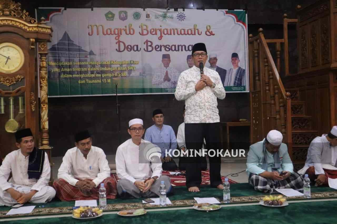 Isu Gempa-Tsunami,  Gelar Doa Bersama