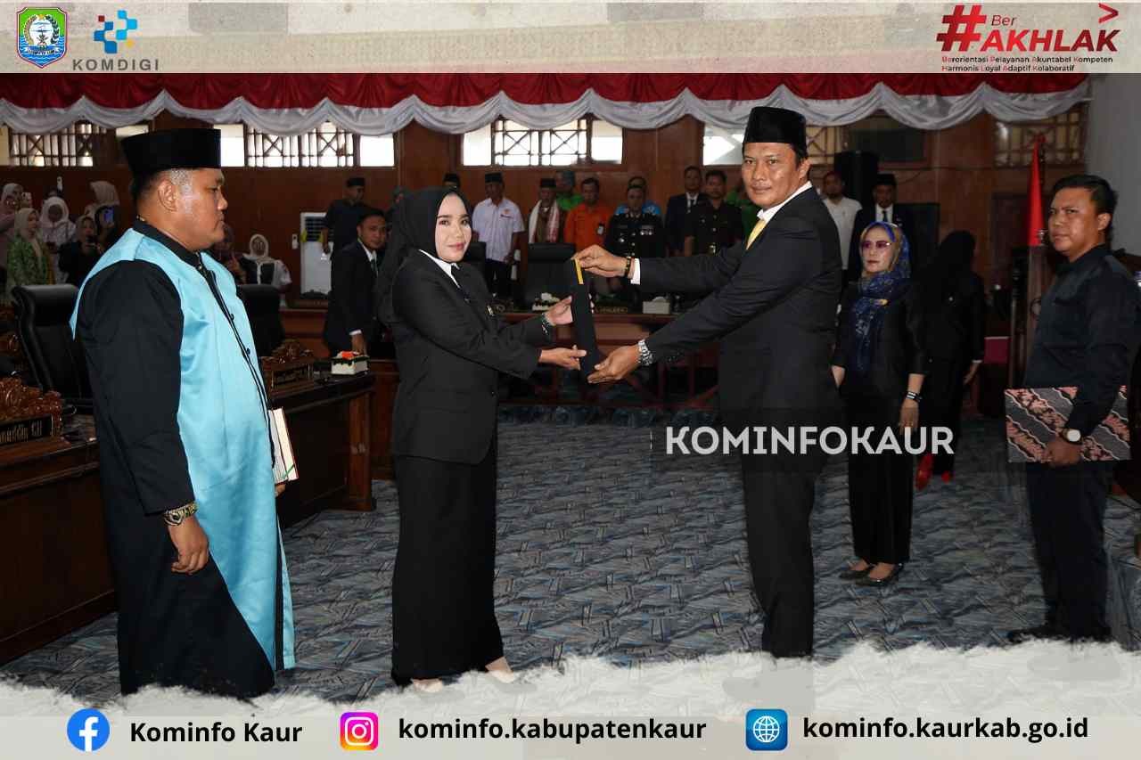 Pergantian Antar Waktu, Erni Yuliharti Resmi Jadi Srikandi Ke-4 DPRD Kaur