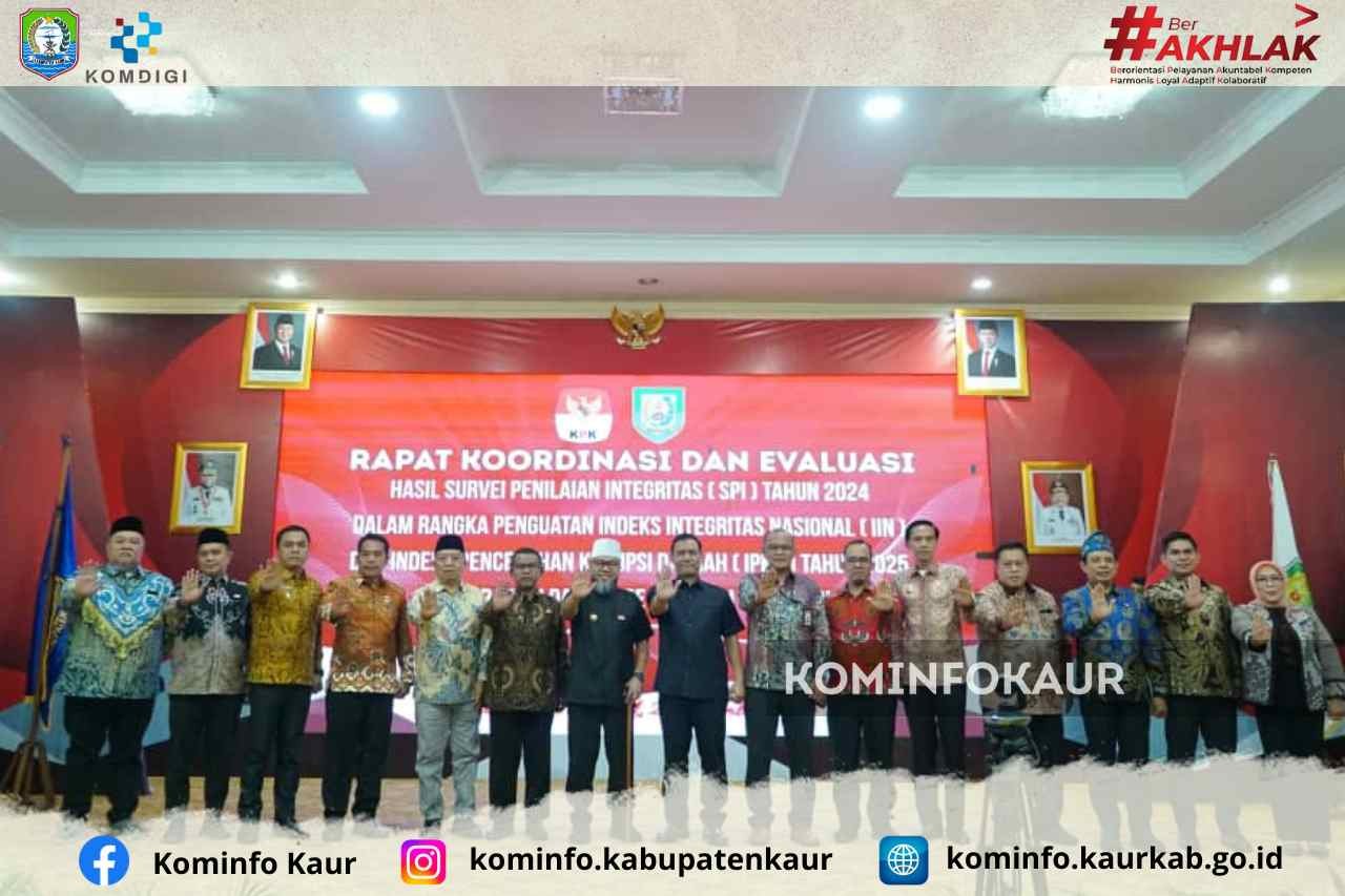 Koordinasi Bersama KPK, Komitmen Memimpin dengan Integritas, Membangun Daerah Tanpa Korupsi