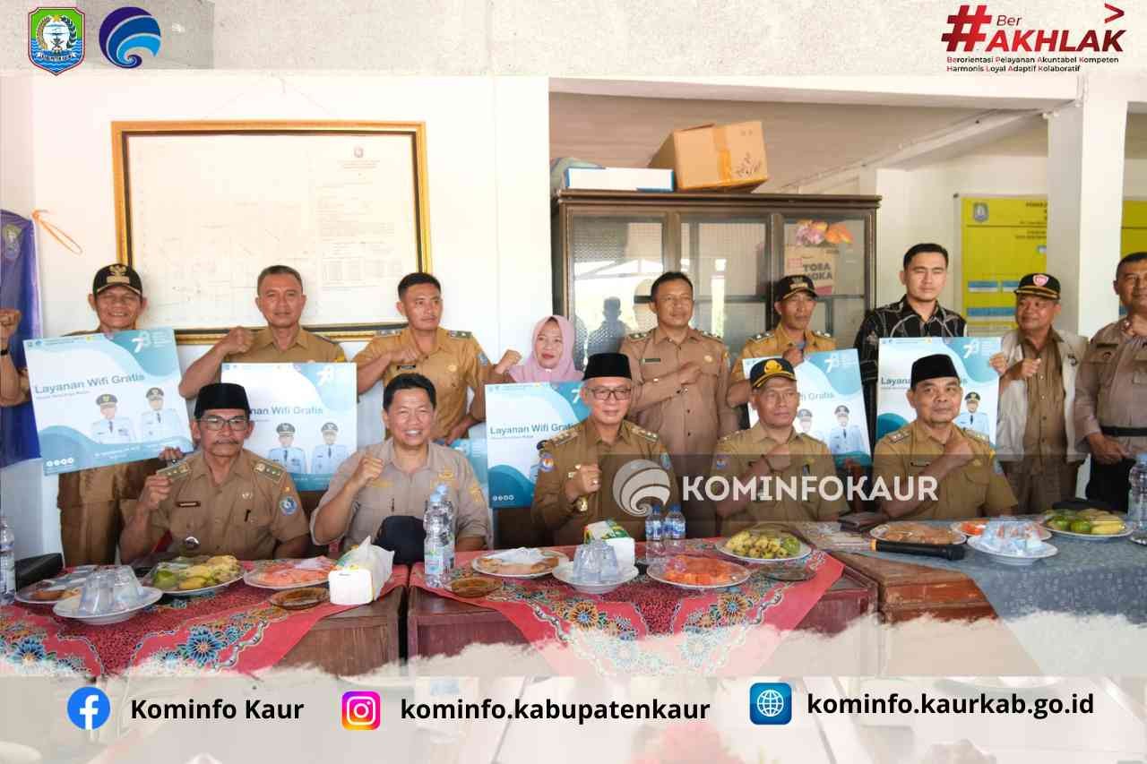 Tujuh Desa Blankspot di Kecamatan Maje Dapat Wifi Gratis