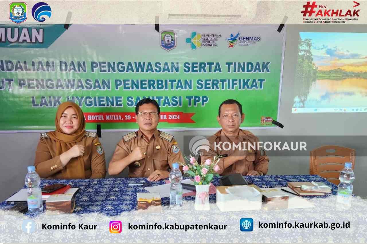 Tingkatkan Hygiene Sanitasi Tempat Pengelolaan Pangan, Dinkes Kaur Lakukan Ini