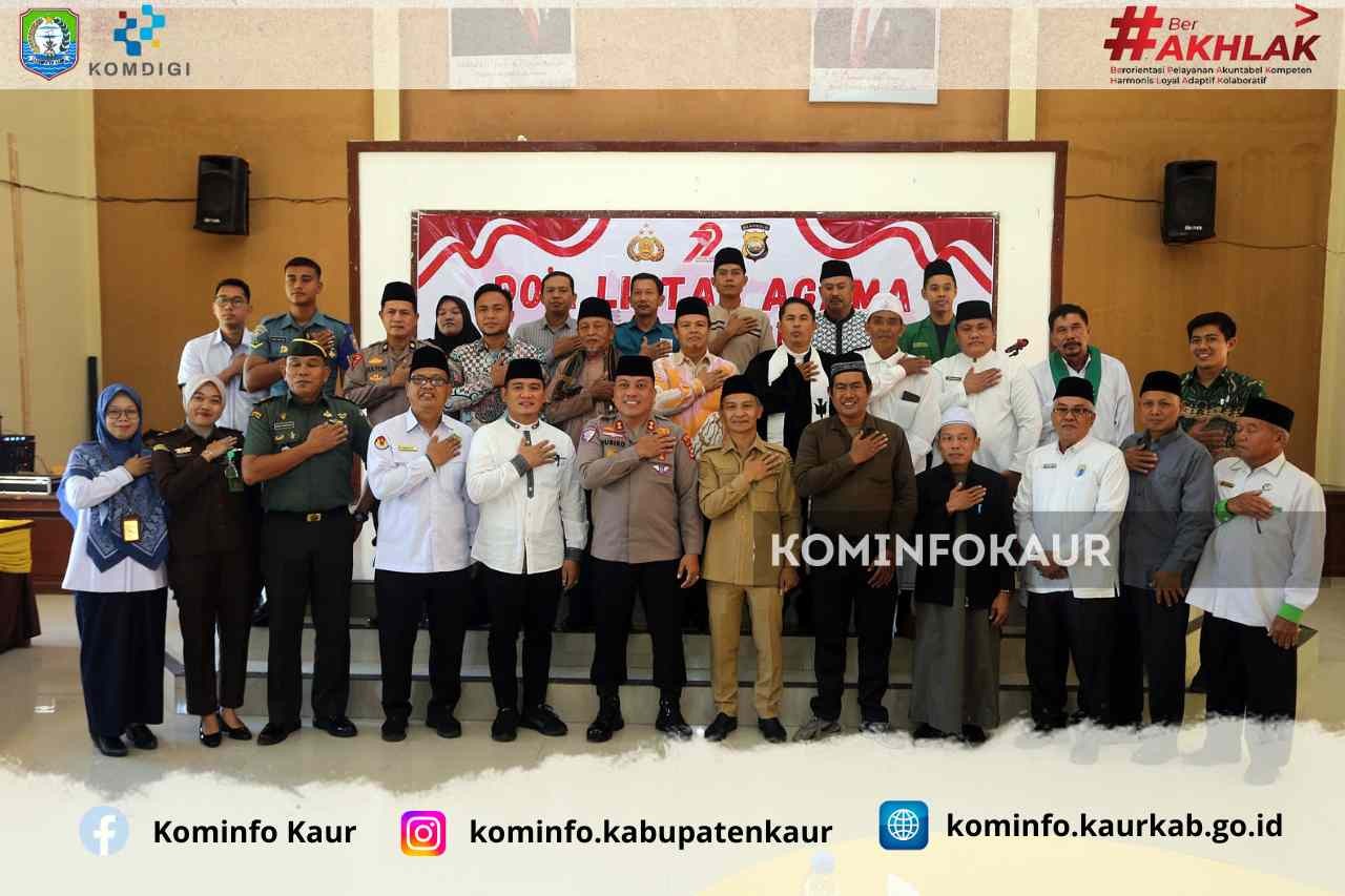 Refleksi HUT Bhayangkara Ke-79, Polres Kaur Gelar Doa Bersama Lintas Agama