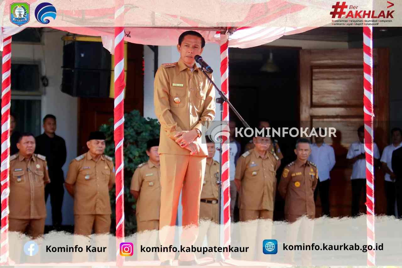 Pimpin Apel Bersama, Ini Arahan Bupati Kaur Gusril Pausi