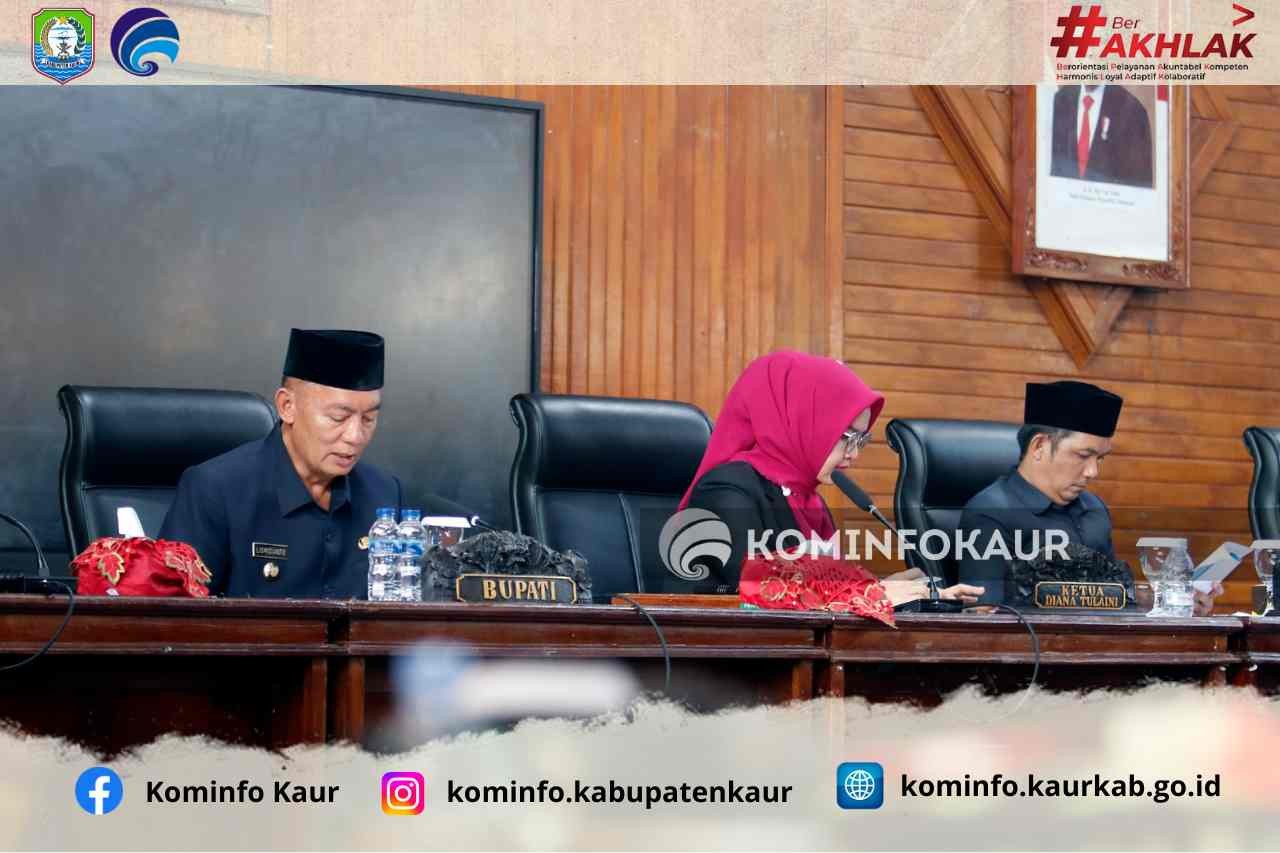 Bupati Sampaikan Jawaban Atas Pemandangan Umum Fraksi-Fraksi 