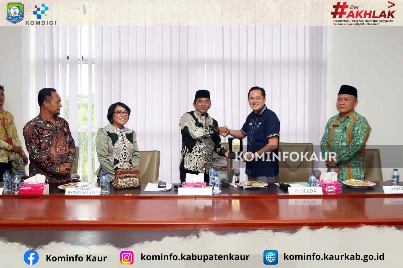 Perkuat Kolaborasi dan Gali Potensi Antardaerah, Wabup Barito Selatan Sambangi Pemkab Kaur