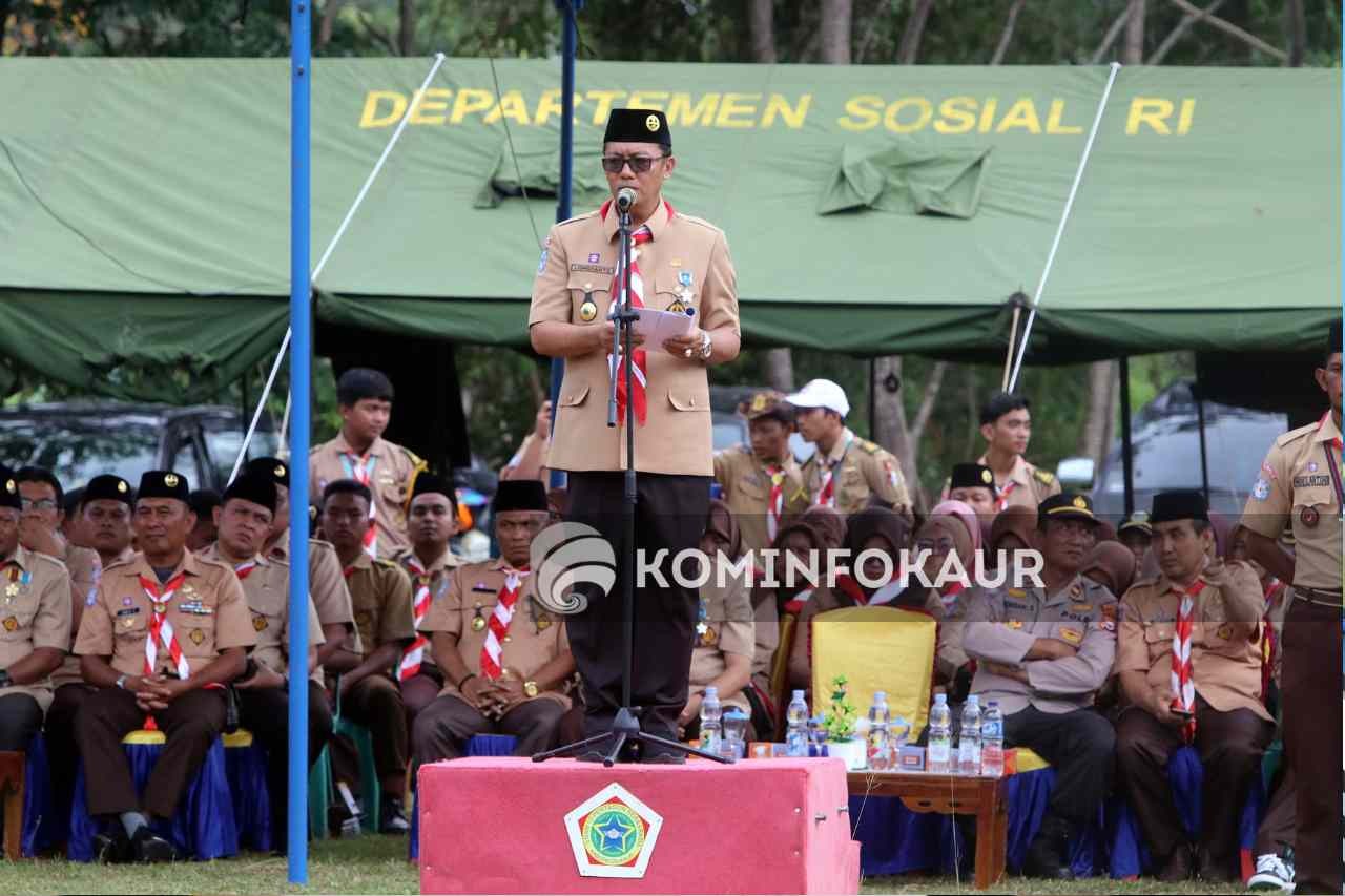 Buka Lomba Tingkat Tiga Pramuka, Bupati : Jadikan Sebagai Ajang Menempa dan Menimba Ilmu 