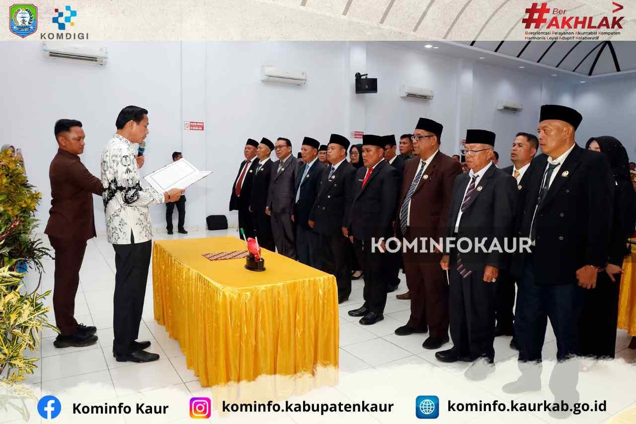 Bupati Kaur Lantik Pengurus FKUB, Tegaskan Komitmen Perkuat Kerukunan Antarumat Beragama