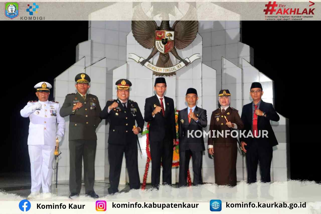 Berlangsung Khidmat, Kapolres Kaur Pimpin Apel Kehormatan dan Renungan Suci