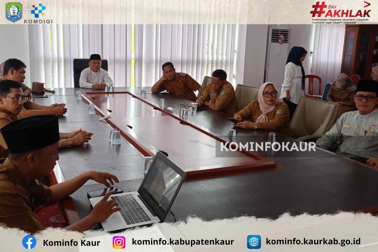 Ikuti Rakor Kemendagri, TPID Kaur Diminta Konsisten Kendalikan Inflasi