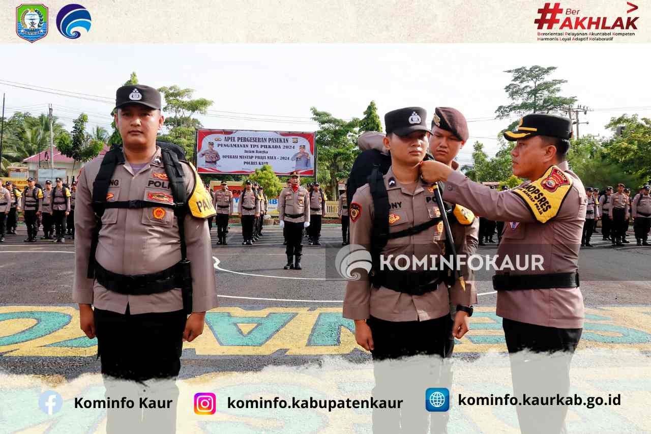 Terjunkan 254 Personil Polres Kaur Siap Amankan Pilkada Serentak 2024