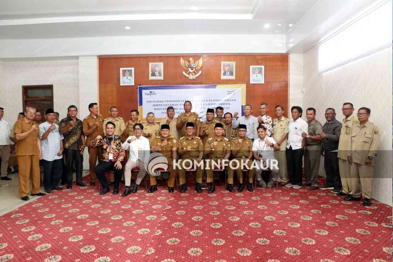 Memasuki Masa Purna Tugas, 40 ASN Ikuti Sosialisasi Layanan PT. Taspen dan PT Bank Mandiri Taspen