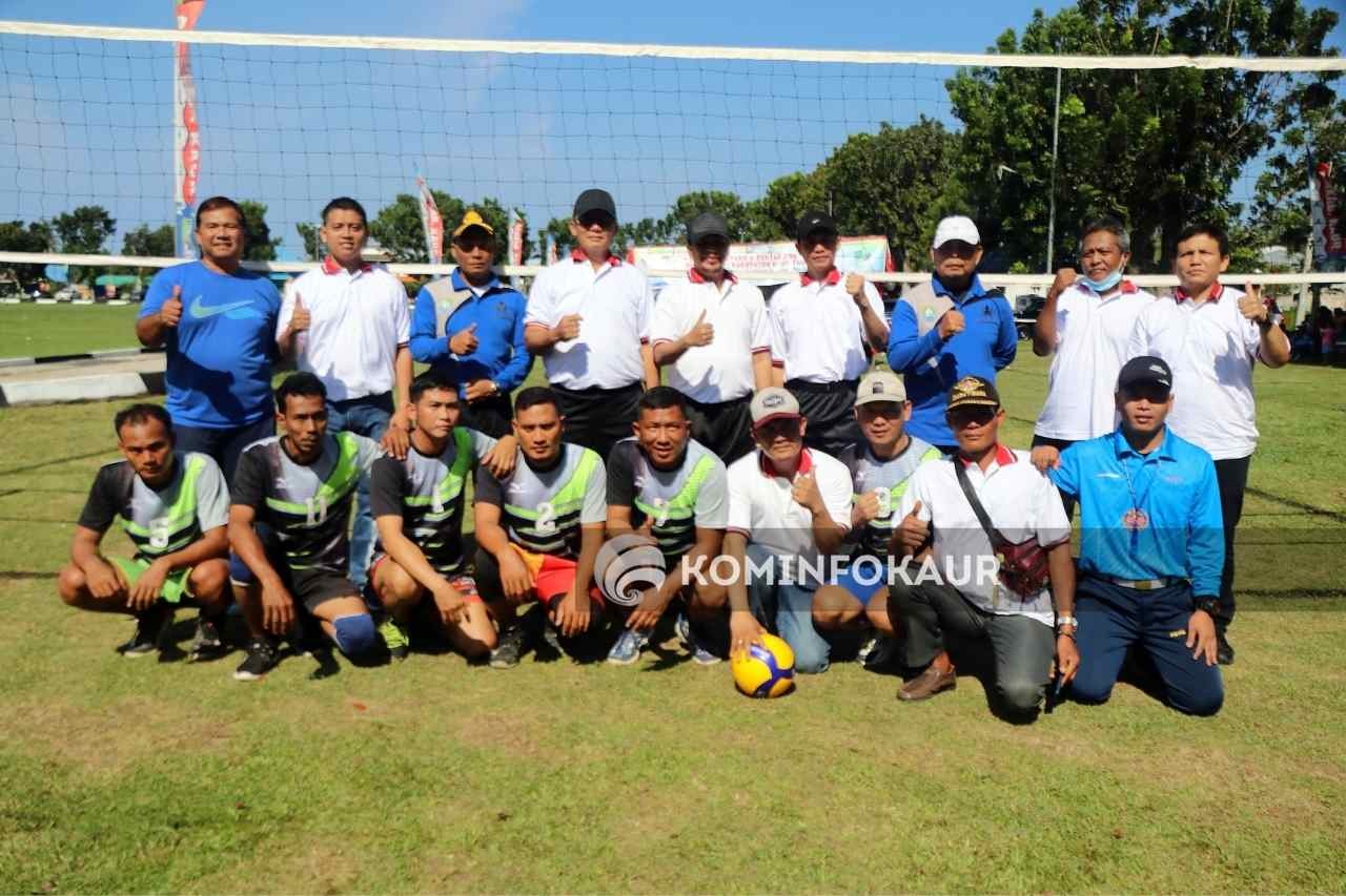 Buka Turnamen Bola Voli, Bupati : Atlet Harus Memiliki skill, Strategi, dan Mental Bertanding