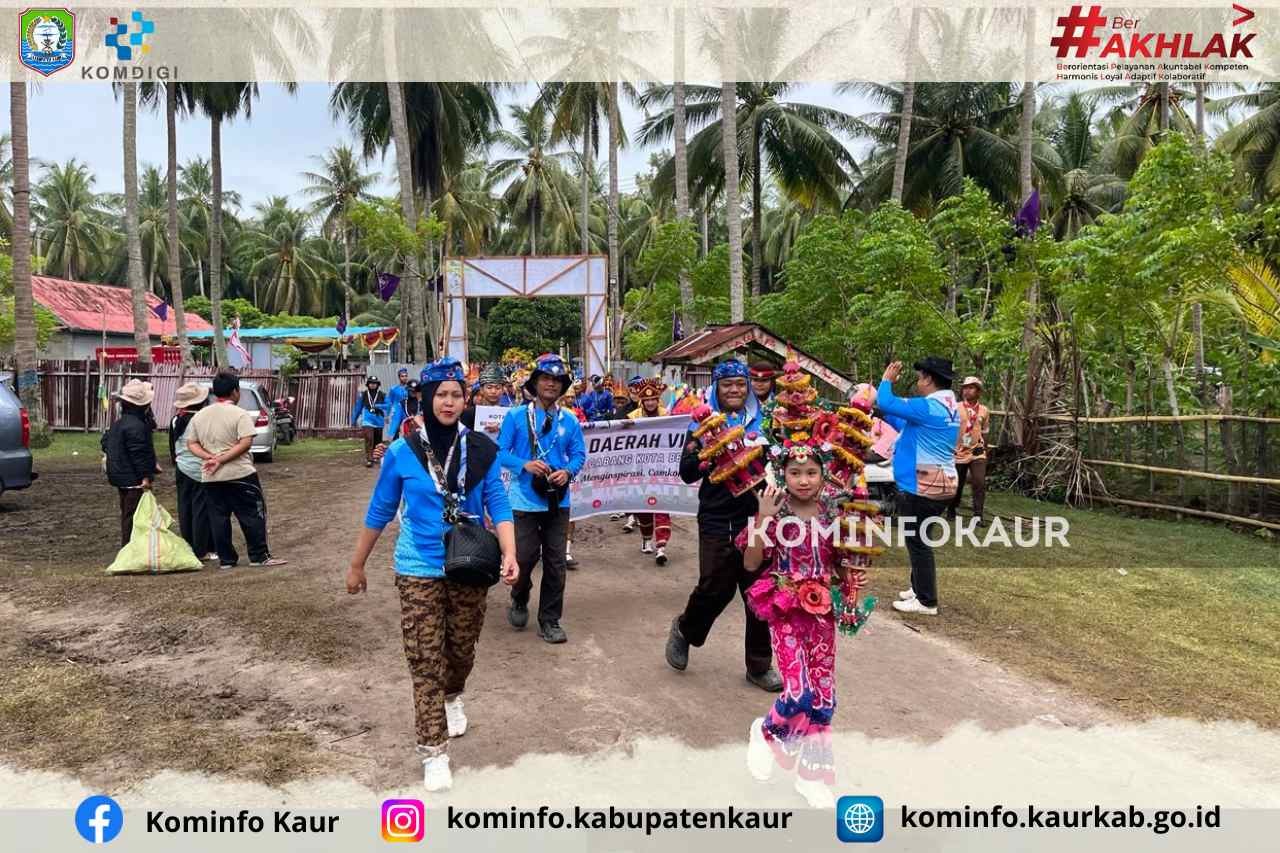 Peserta Jamda Bengkulu VII Tumpah Ruah Meriahkan Karnaval Budaya