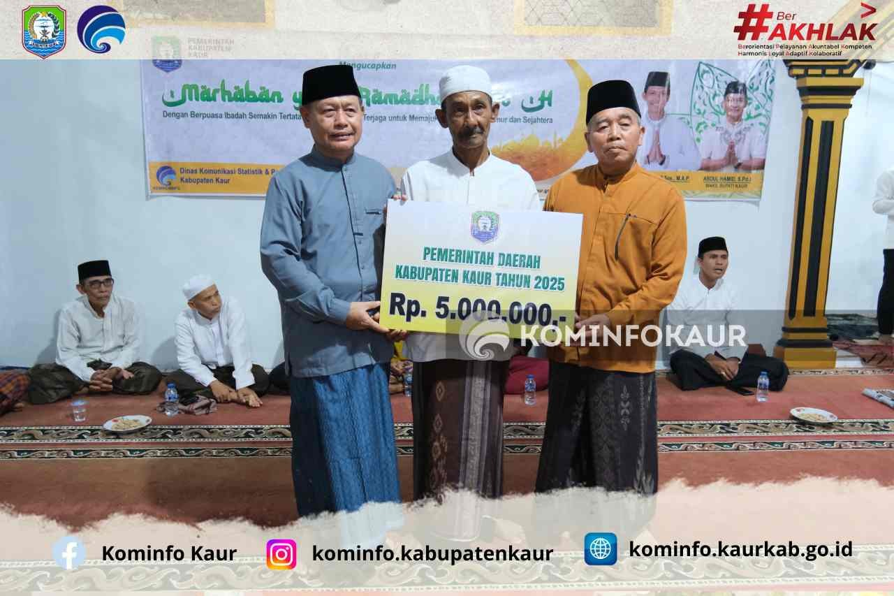 Dipimpin Asisten II, Tim Safari Ramadan Kunjungi Desa Pajar Bulan