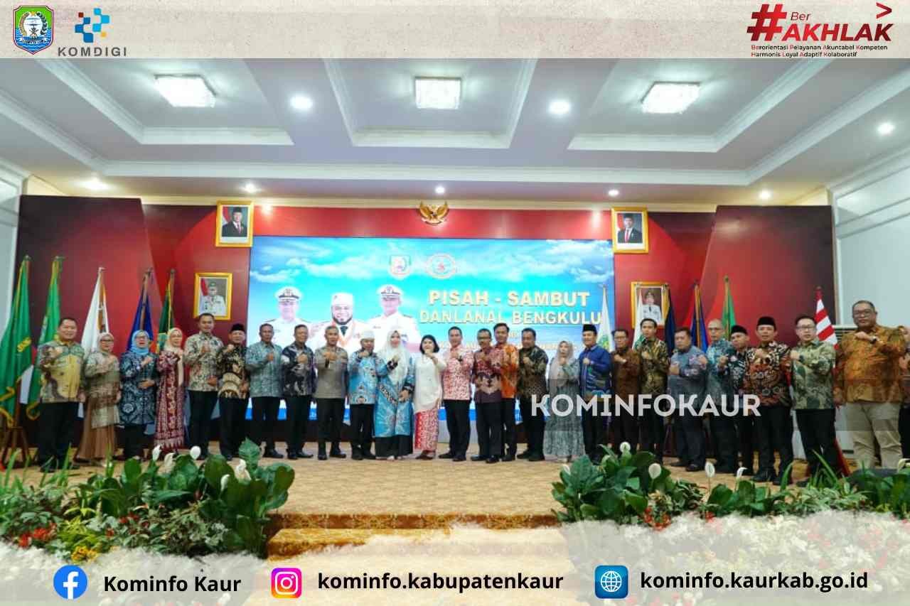 Bupati Kaur Hadiri Pisah Sambut Danlanal Bengkulu