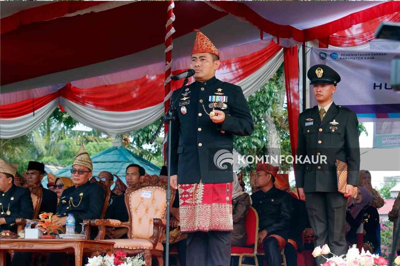 Komandan Kodim 0408/BSK Jadi Irup HUT ke-21 Kabupaten Kaur