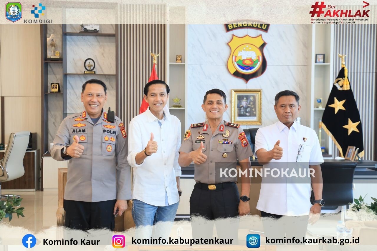 Bupati Kaur dan Kapolda Bengkulu Perkuat Sinergi, Bahas Keamanan dan Pembangunan