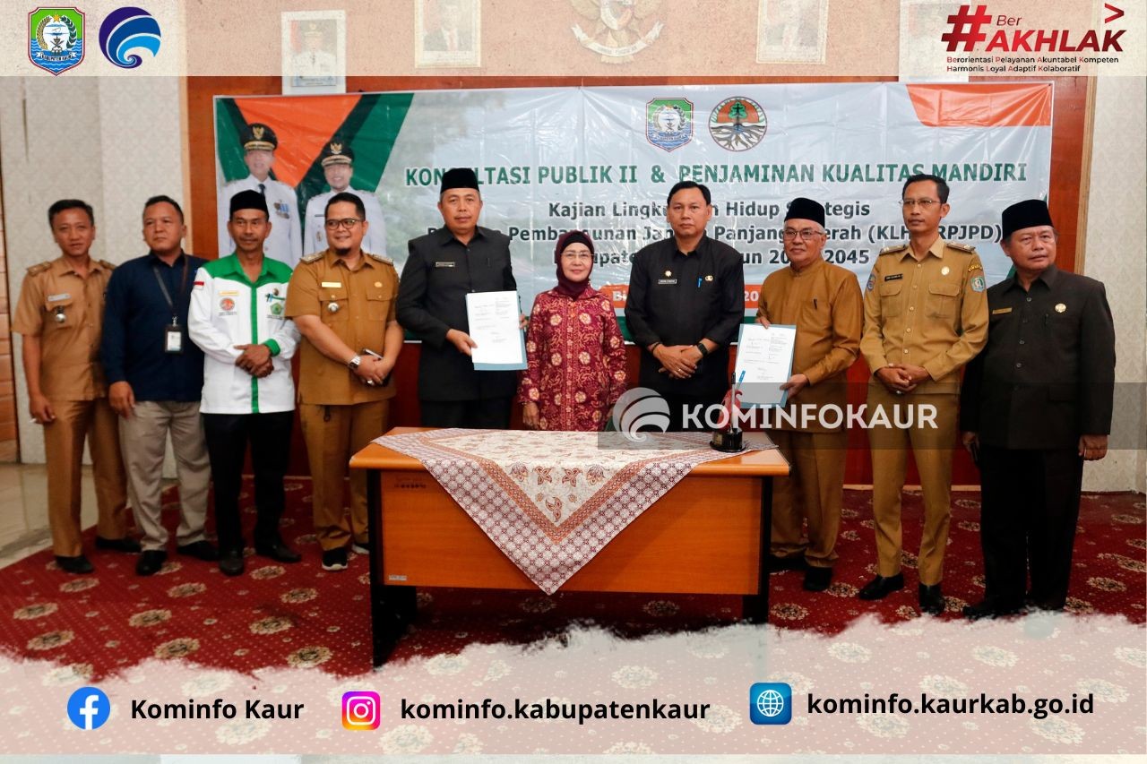 Susun Dokumen KLHS-RPJPD 2025-2045, DLH Kaur Gelar Konsultasi Publik Tahap II