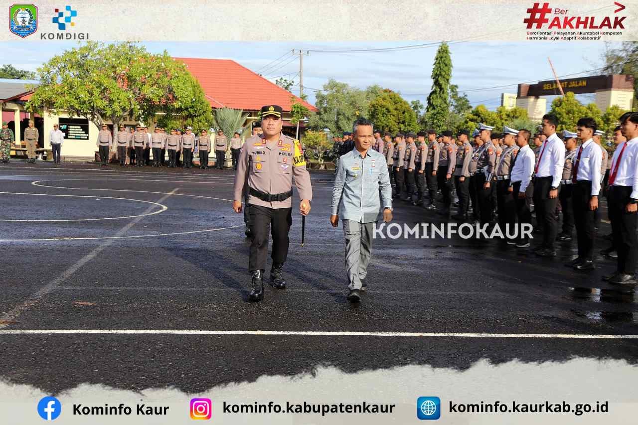 Apel Gelar Pasukan Operasi Lilin Nala 2025, Polres Kaur Siap Amankan Nataru