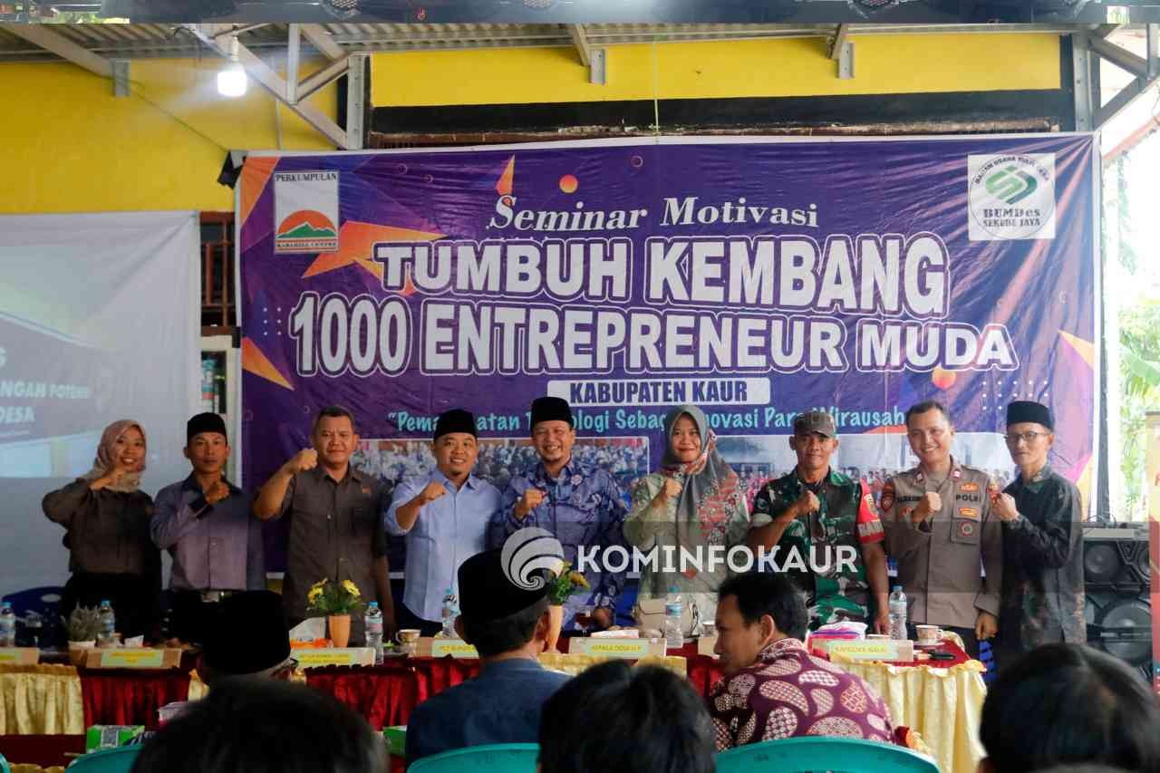 Gandeng Kaba Hill Centre, Pemdes Ulak Pandan Gelar Seminar Kewirausahawan 