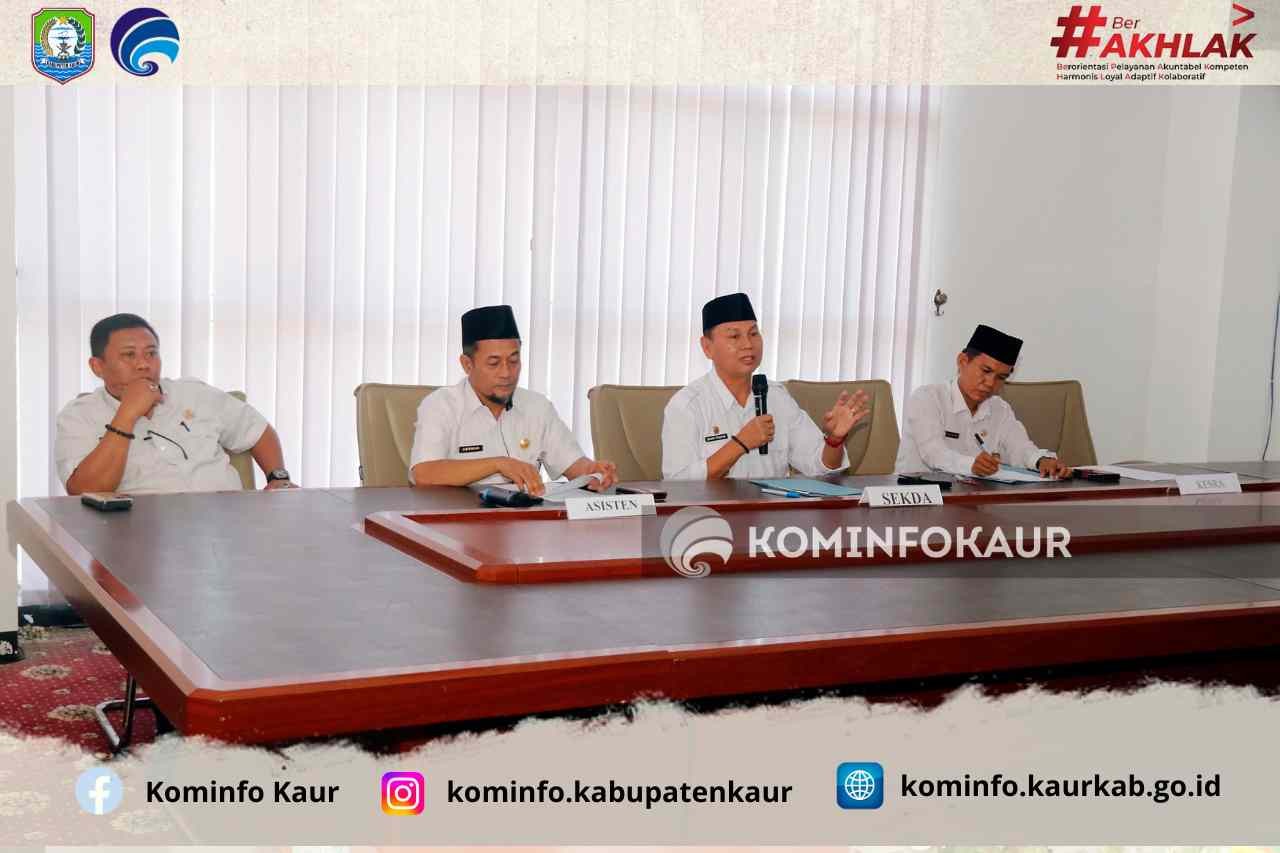 Bupati dan Wakil Bupati Kaur Salat Ied di Masjid Ash-Solihin Desa Kasuk Baru