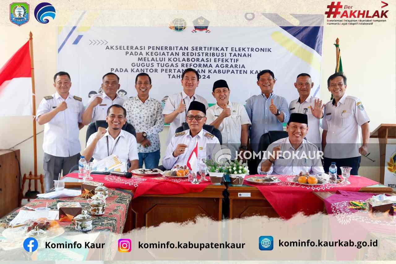 2024, ATR/BPN Kaur Targetkan Redistribusi 500 Bidang Tanah di Kecamatan Nasal