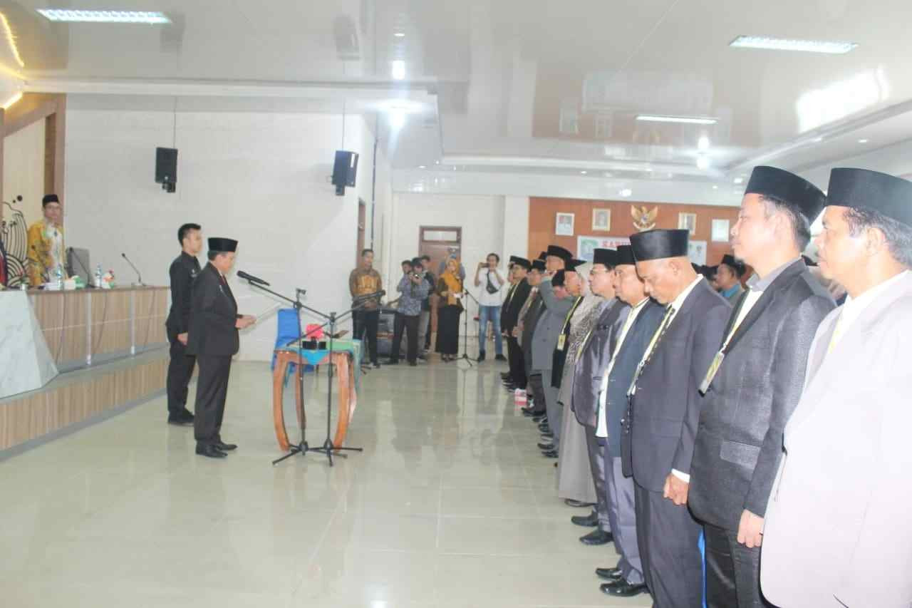 65 Dewan Hakim Dan Panitera MTQ Ke XXXV Dilantik, Wabup Titip Pesan Ini