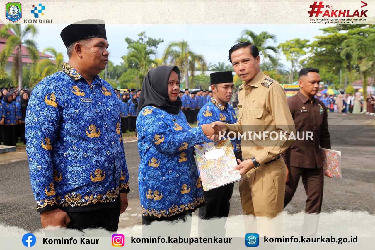 Lantik 744 PPPK Paruh Waktu, Bupati Kaur : Kerja Keras, Kerja Iklas, Kerja Tuntas