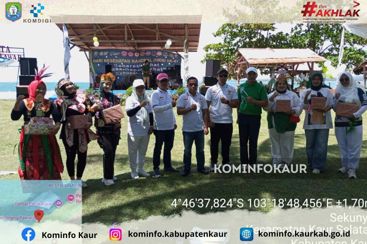 Peringati HKN ke-61, Dinkes Kaur Gelar Lomba Senam Kreasi Cuci Tangan Pakai Sabun