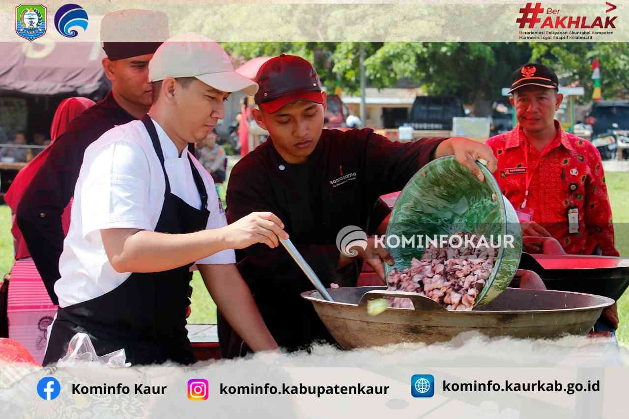  Masak Gulai  dan Nasi Tinta Gurita,  Simak Tips Dari Chef Poltekpar   Agar  Gurita Tidak Alot