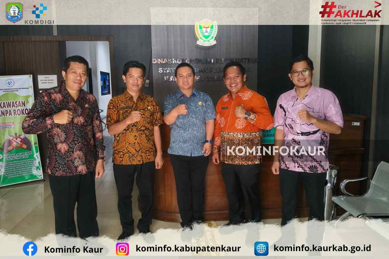 Optimalkan SPBE, Diskominfo Kaur Jalin Kerja Sama dengan Diskominfo Muara Enim