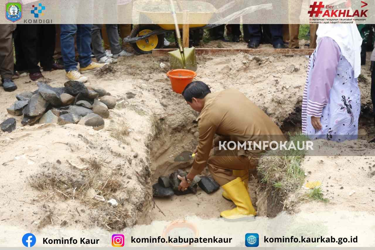 Groundbreaking Pembangunan Kampung Nelayan Merah Putih, Simak Harapan Bupati Kaur