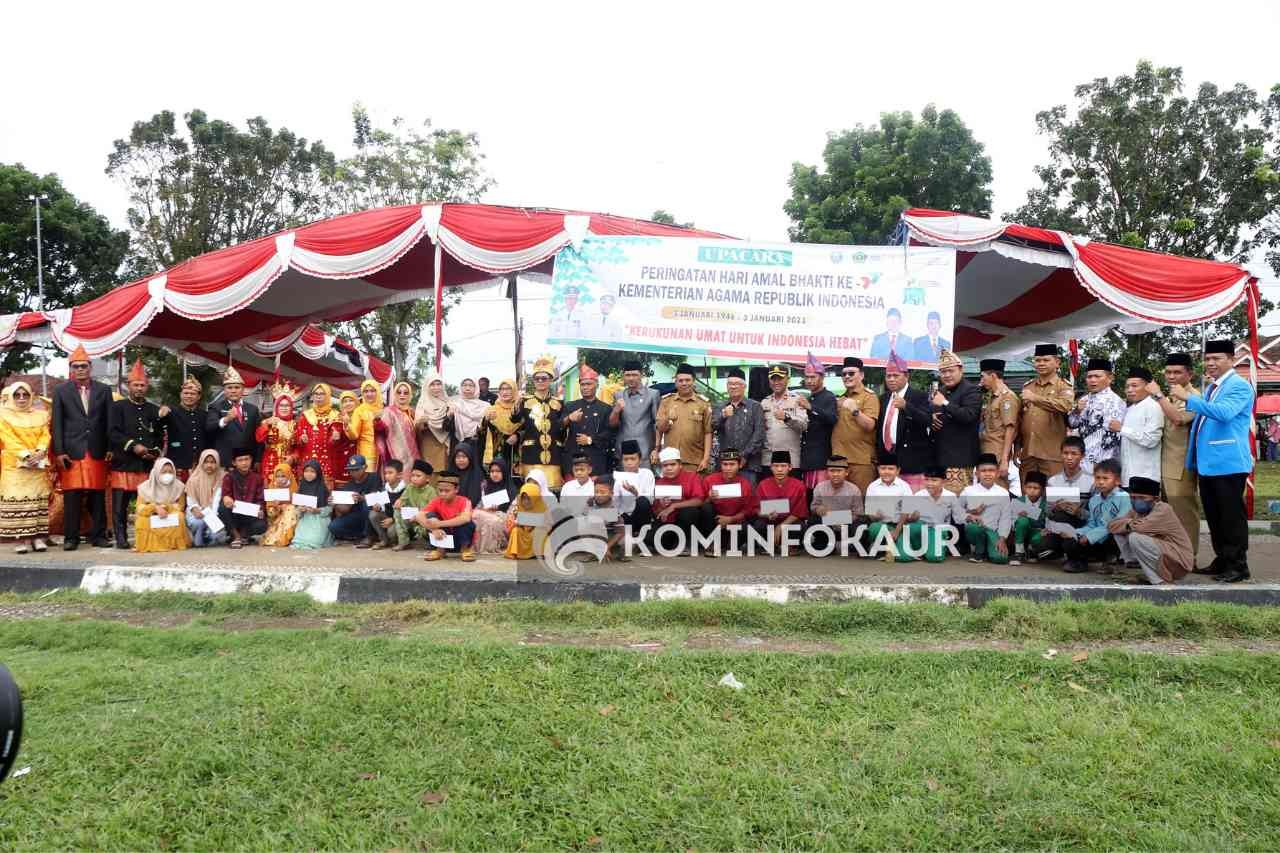 BAZNAS Kaur Santuni 77 Anak Yatim