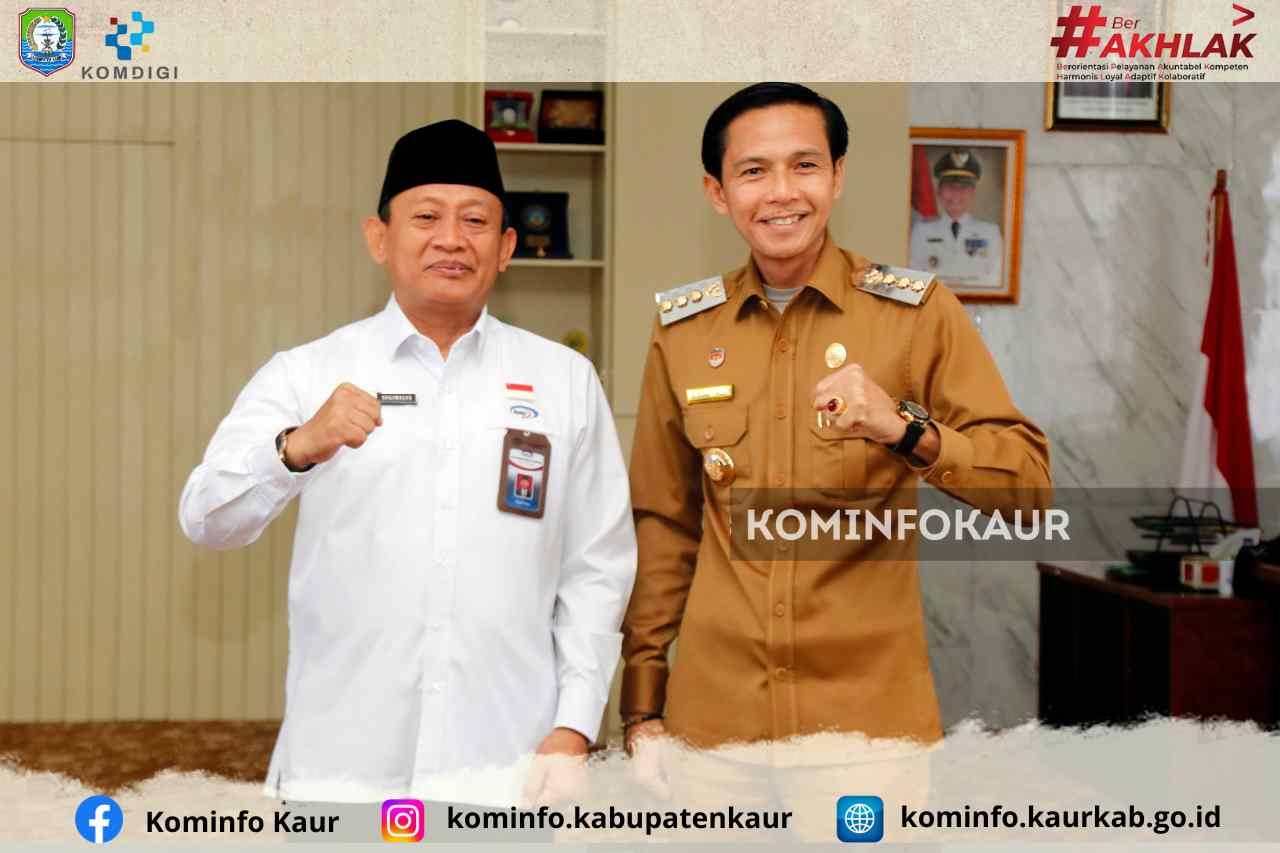 Kepala BPKP Kunjungi Bupati Kaur, Bahas Penguatan Tata Kelola dan Akuntabilitas Keuangan Daerah