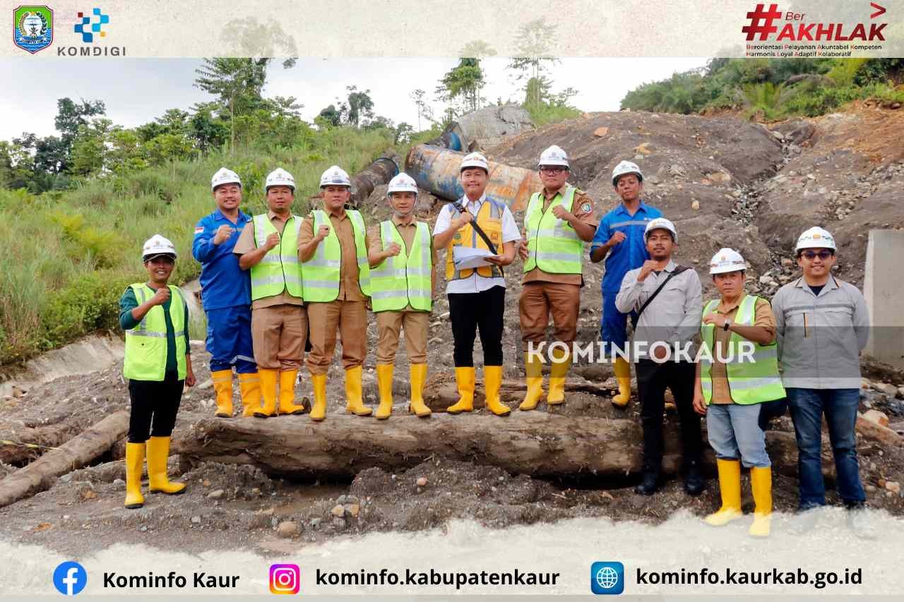  Pastikan Perbaikan PLTMH 3,5 MW  Berjalan Lancar, Wabup Abdul Hamid Inspeksi PT Sahung Brantas