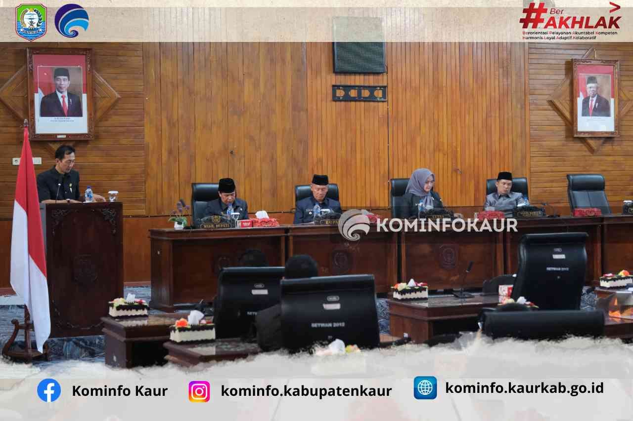 Kompak, Empat Fraksi DPRD Kaur Sepakat Dua Rapeda Lanjut Pembahasan