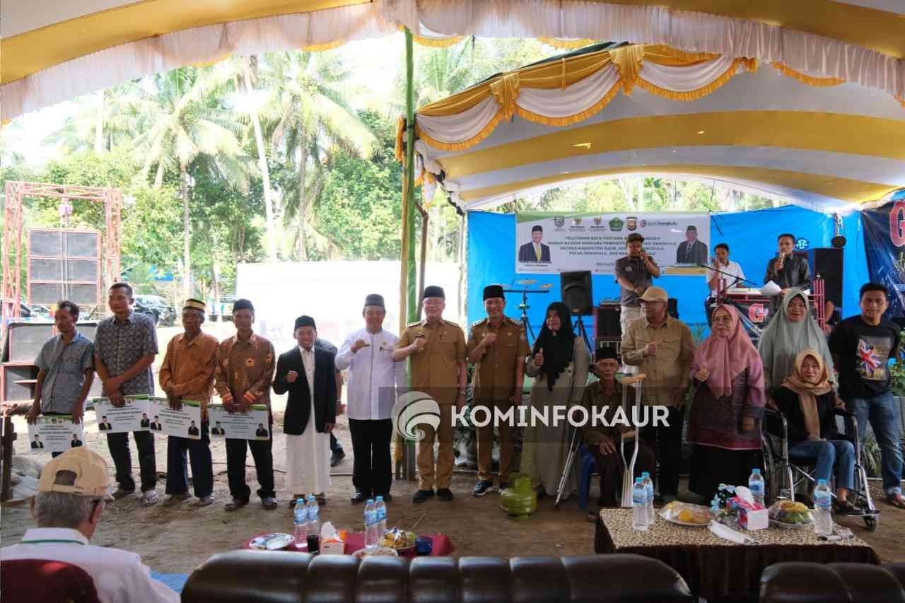 Melalui Baznas, Pemprov Bengkulu Bedah Empat Rumah Warga Kaur