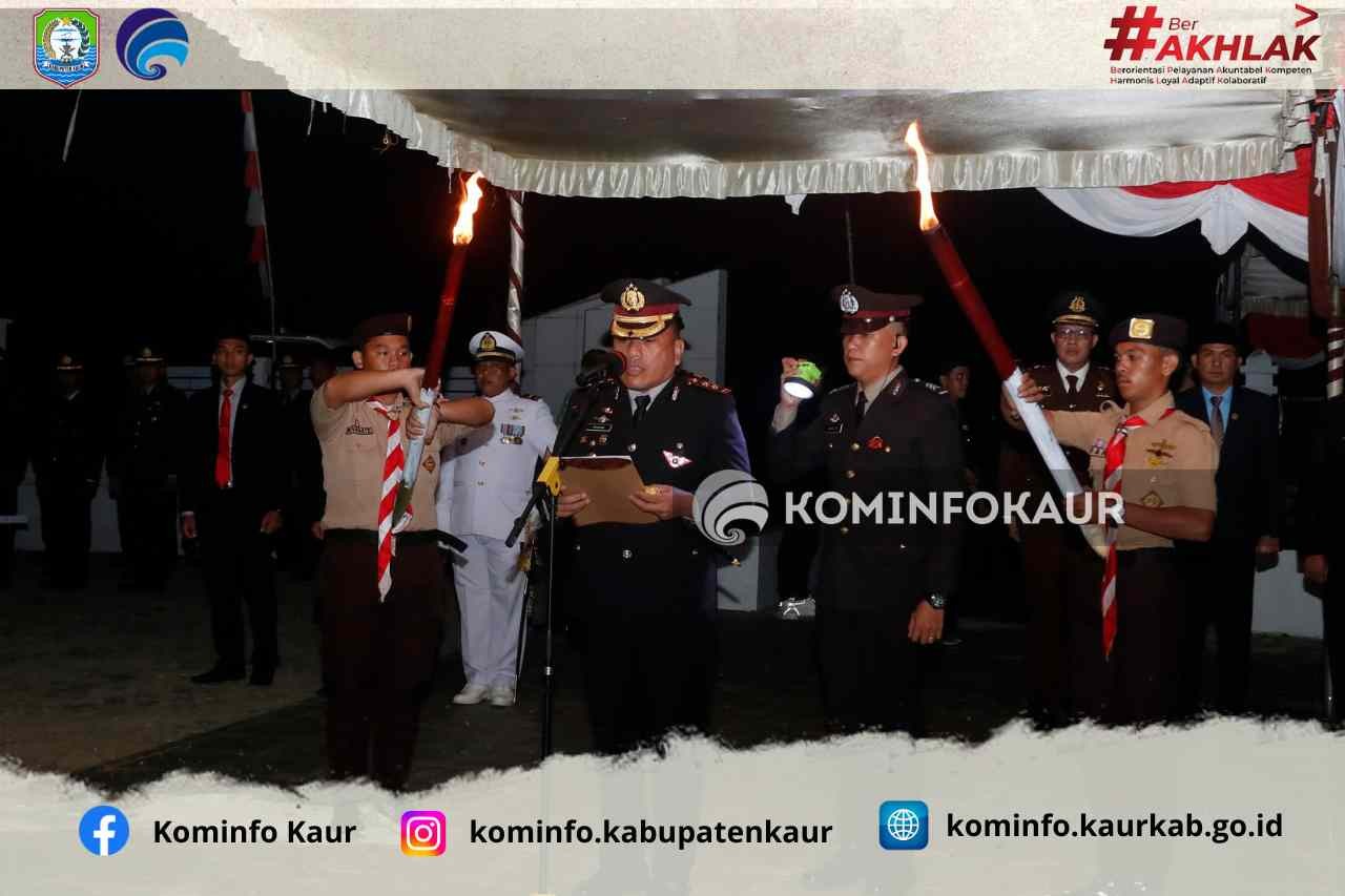 Dipimpin Kapolres Kaur, Apel Kehormatan dan Renungan Suci Berlangsung Khidmat 