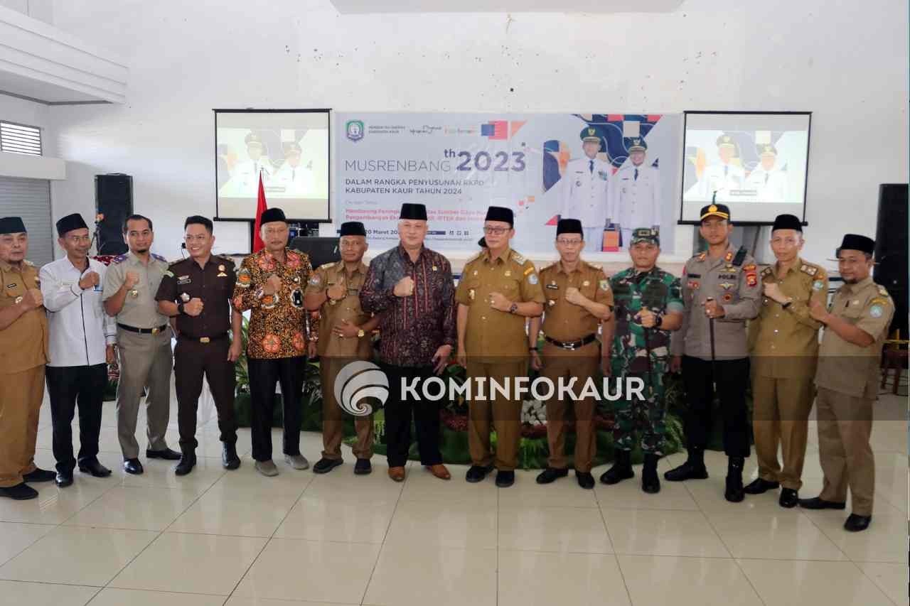 Buka Musrenbang RKPD 2024, Bupati : Kepala OPD Agar Lebih Proaktif dan tanggap Prioritas Pembangunan