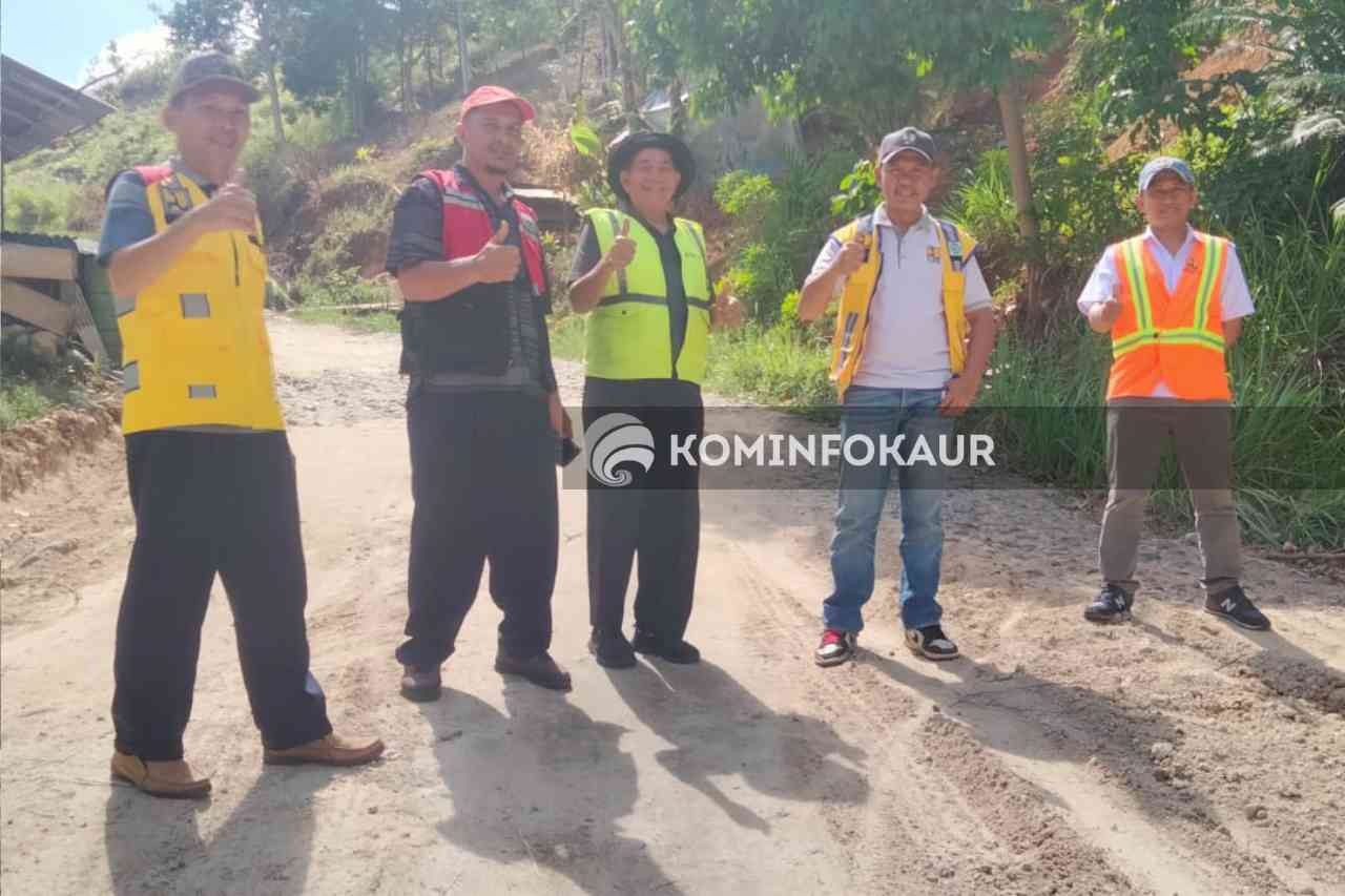Pembanguan Dua Ruas Jalan Gunakan Dana Inpres di Kaur Mulai Dikerjakan 