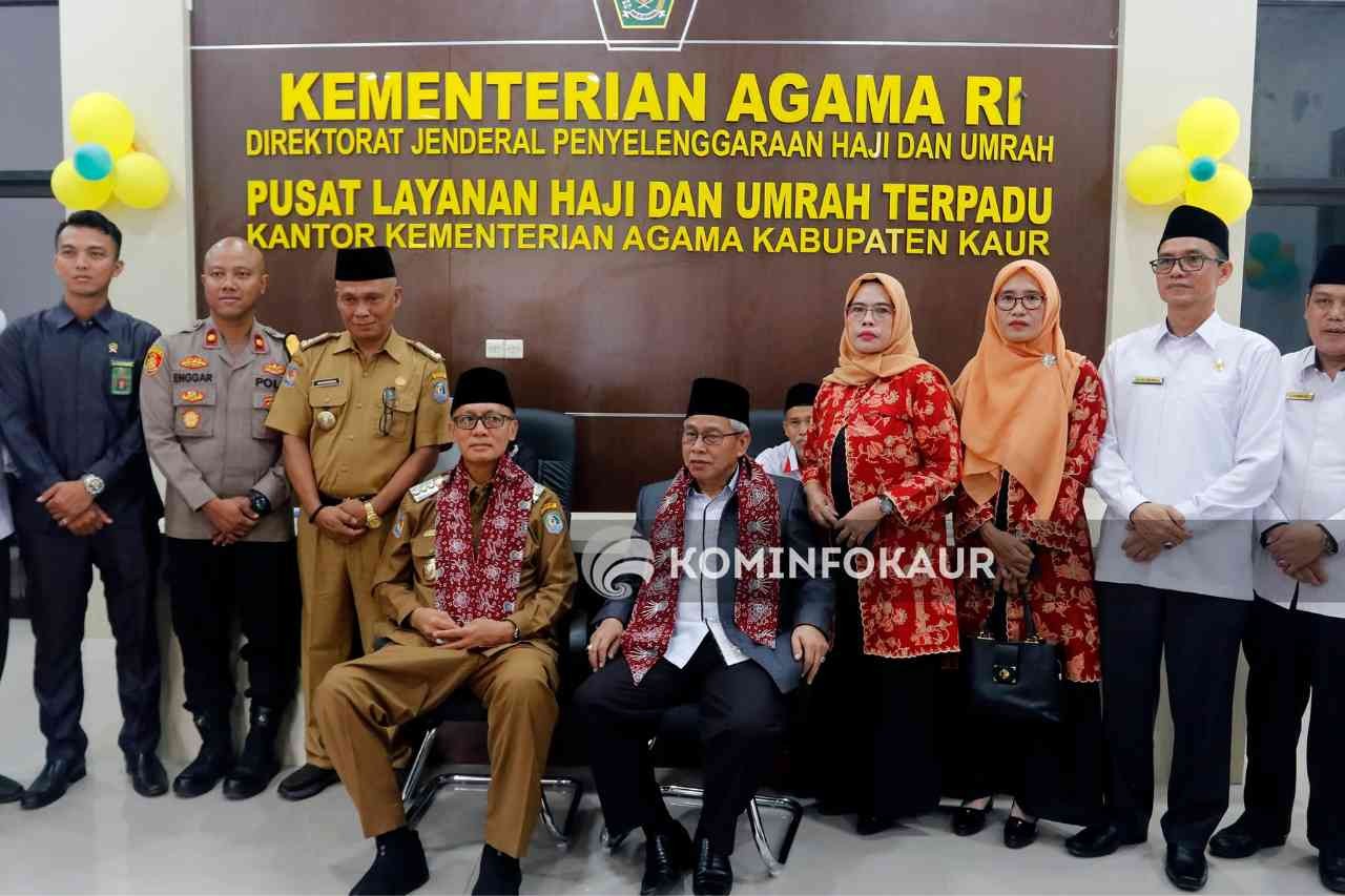 PLHUT Diresmikan, Bupati  Apresiasi Sinergitas Pemda dan Kemenag Wujudkan Kaur Religius  
