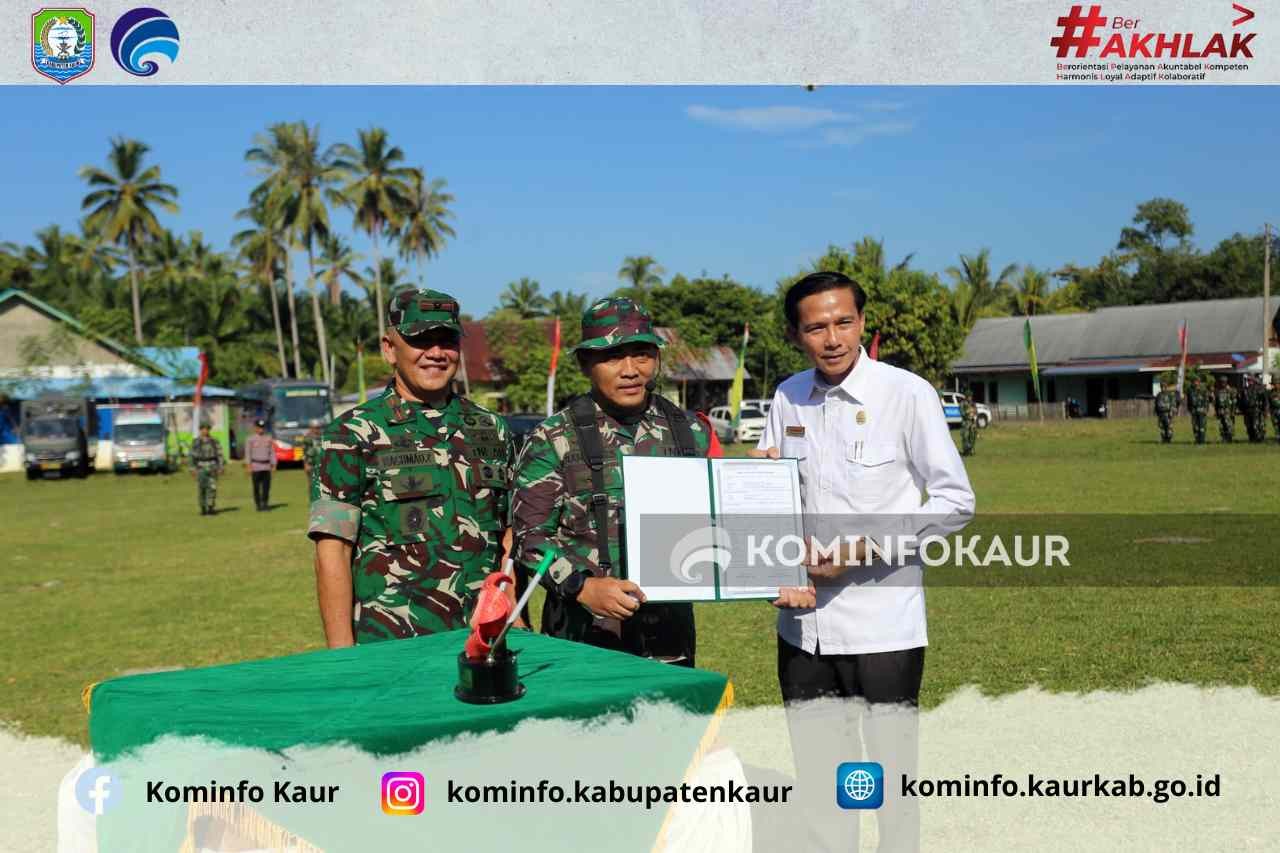 TMMD Ke-124 di Desa Bandu Agung Resmi Ditutup, Simak Pesan Danrem 041/Gamas