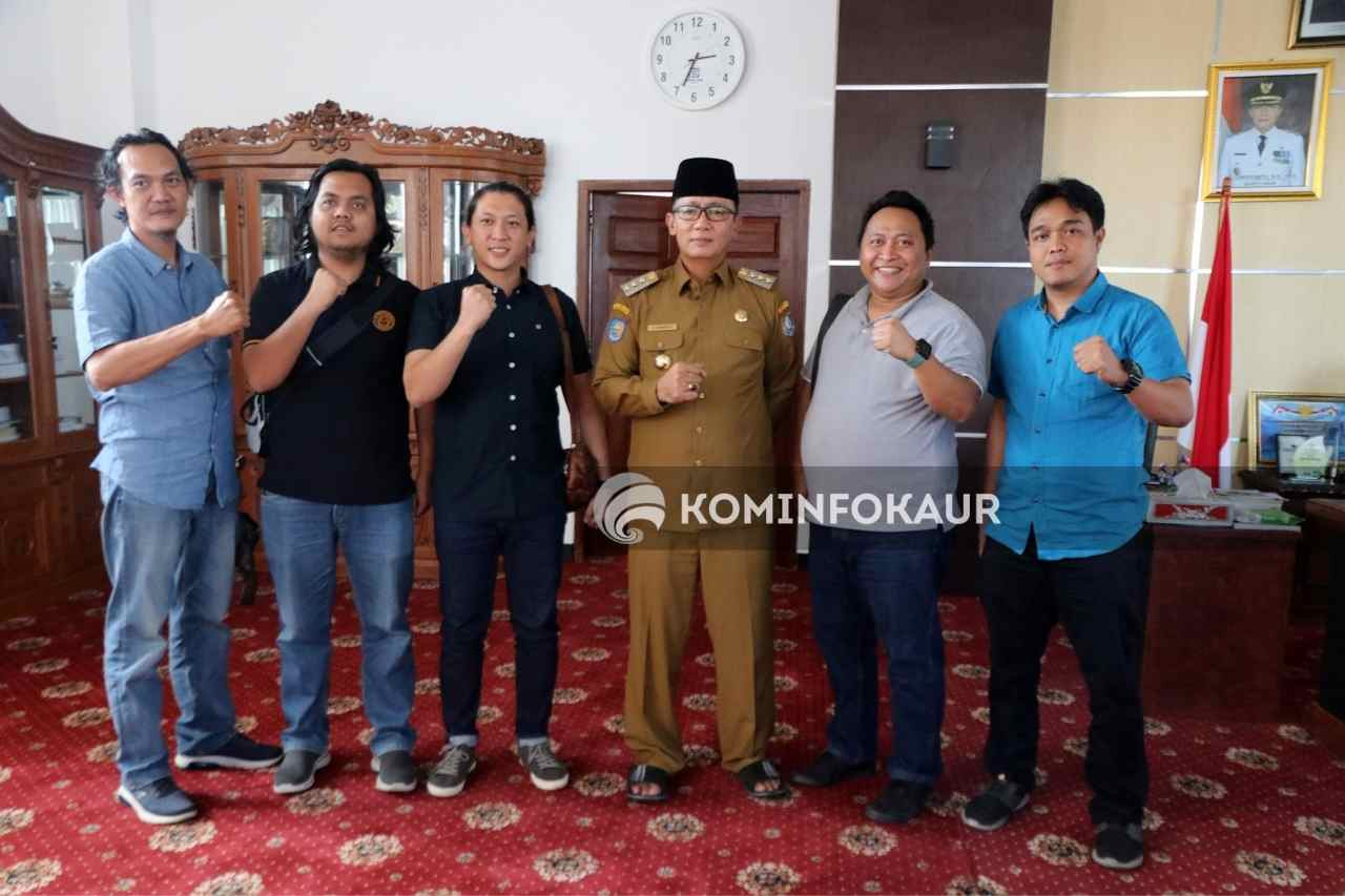 Jalin Sinergitas, Ditintelkam Polda Bengkulu Sambangi Bupati Kaur