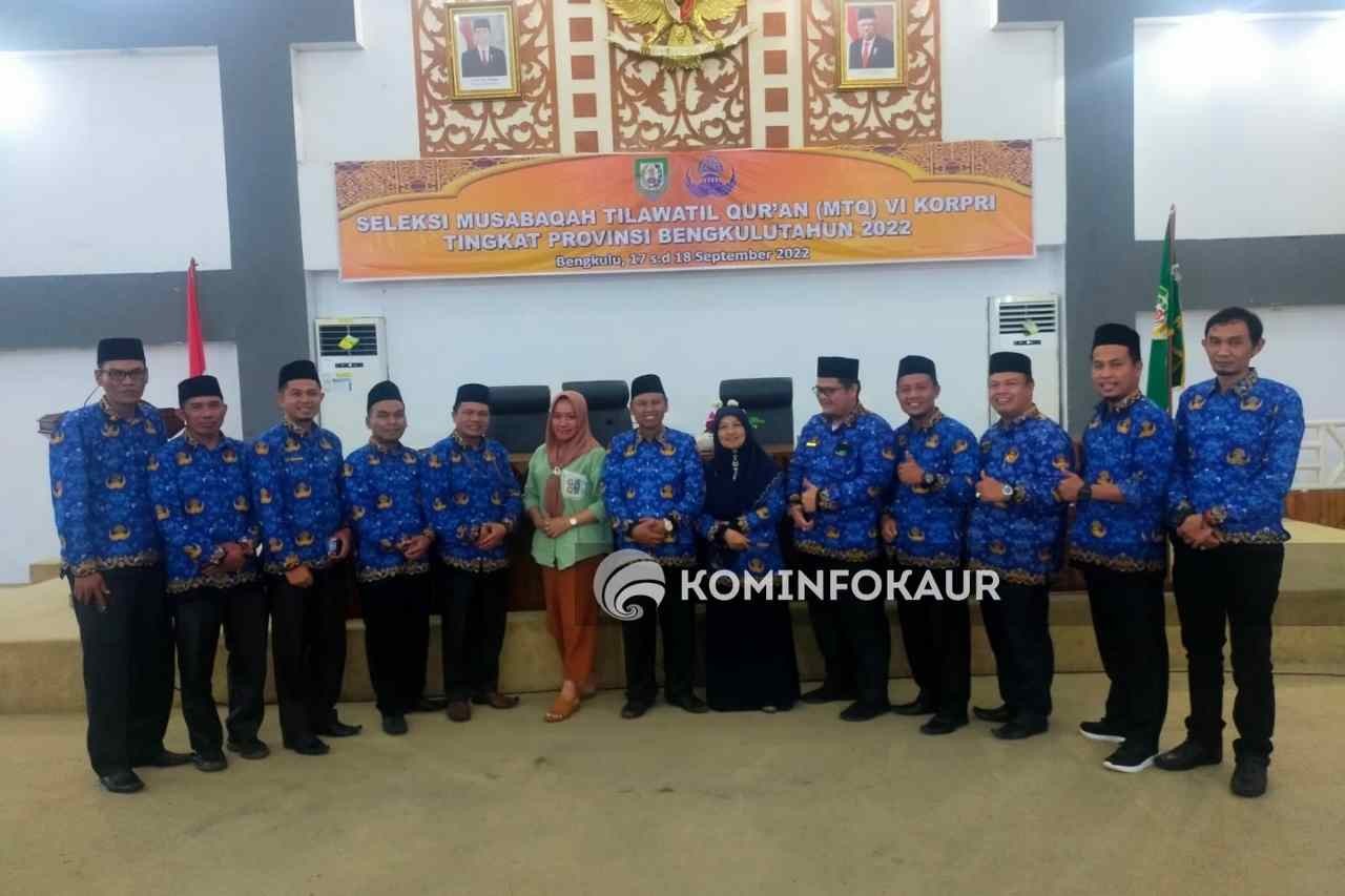 Seleksi MTQ Korpri, Dua ASN Kaur Wakili Bengkulu Tingkat Nasional 