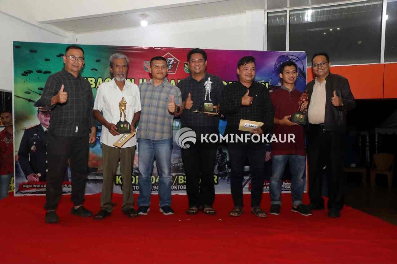 Meriahkan HUT Ke-77 TNI Dengan Lomba Gaple, Ini Para Pemenangnya