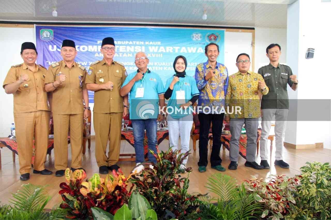 Buka Uji Kompetensi Wartawan Perdana, Ini Pesan Bupati Kaur