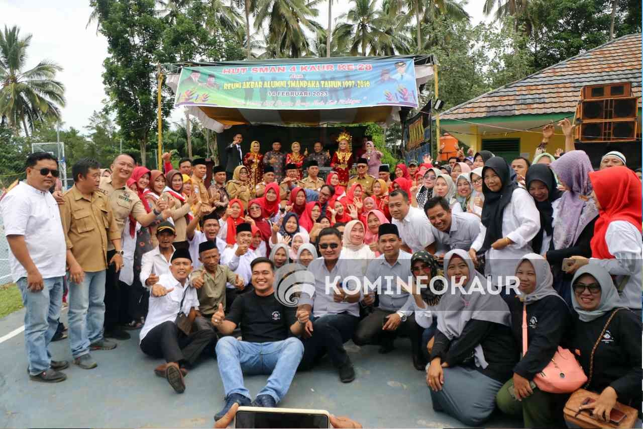 Anniversary Ke-28 SMA Negeri 4 Kaur, 15 Angkatan Reunian